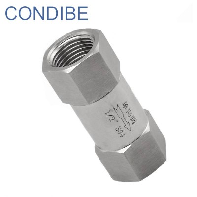 Condibe Stainless Steel Hexagon Head Female One Way Stop Valve